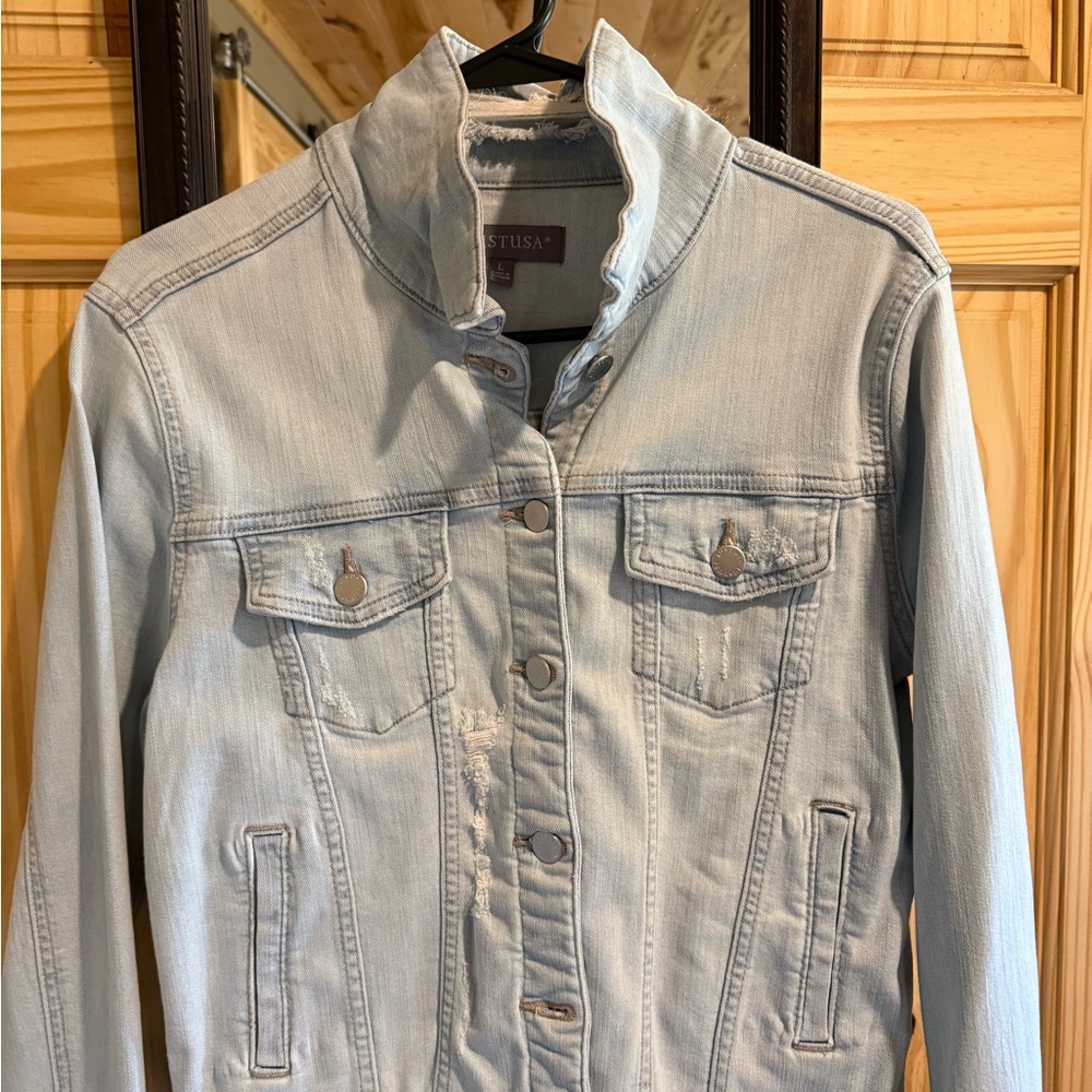 Just USA Faded Blue Jean Jacket